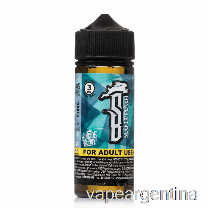 Sucker Punch - Conejito Suicida - 120ml 3mg Vape Descartable